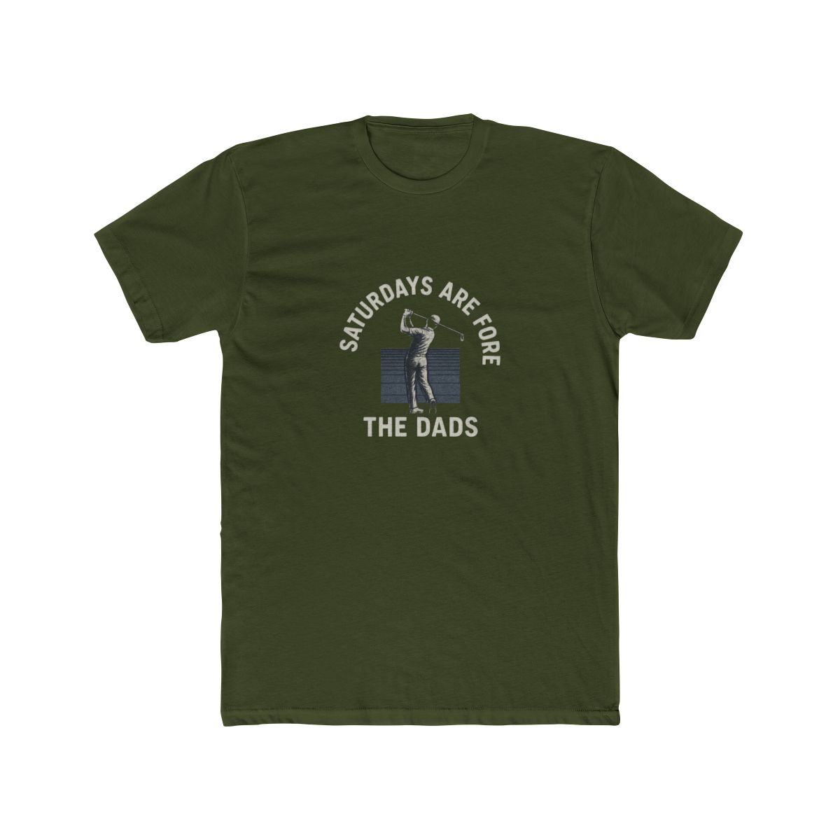 Saturdays Are Fore The Dads Golf T-Shirt - alternate angle 3, merchandise