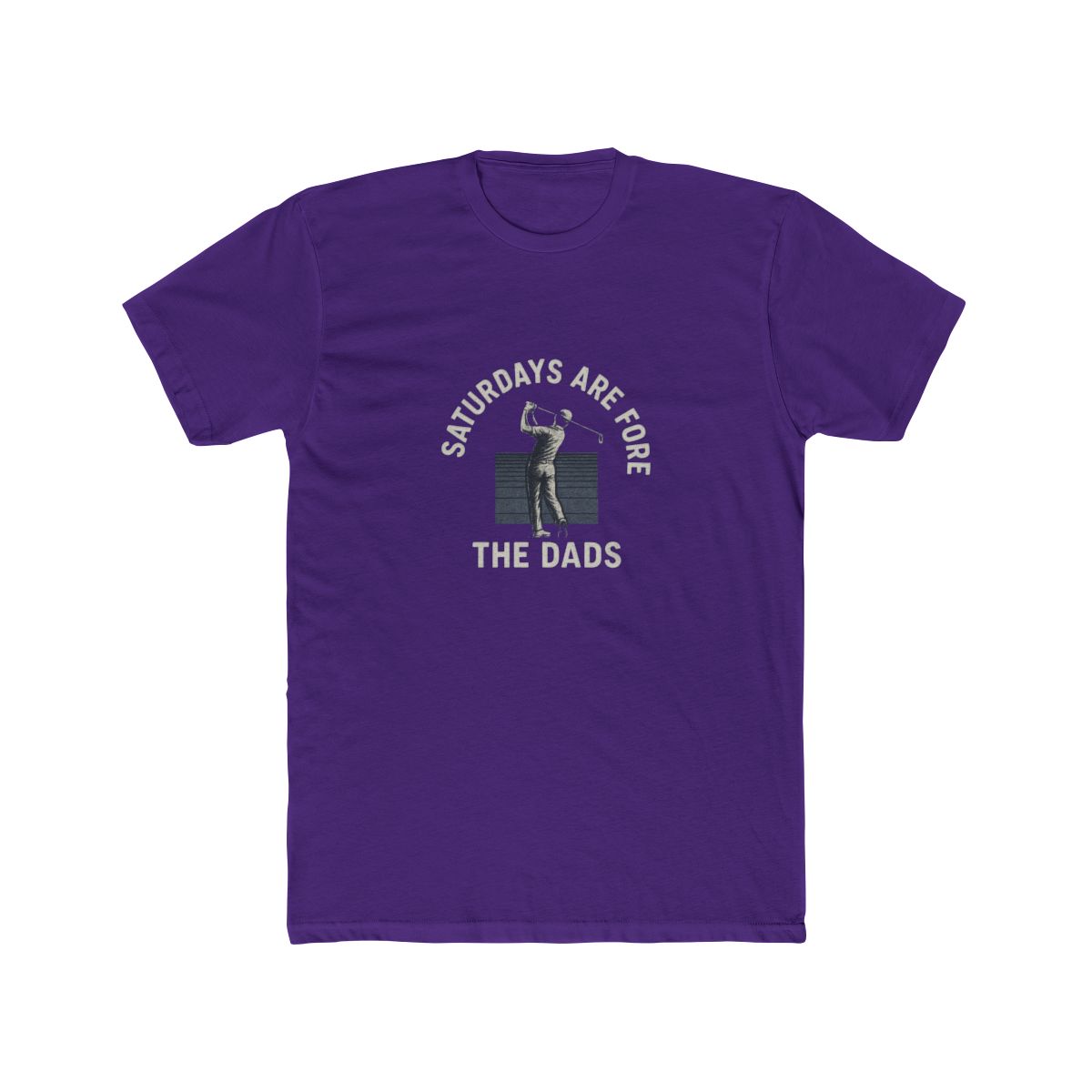 Saturdays Are Fore The Dads Golf T-Shirt - alternate angle 2, merchandise