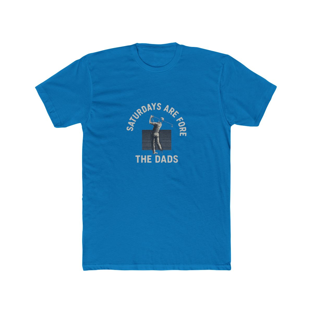 Saturdays Are Fore The Dads Golf T-Shirt - alternate angle 4, merchandise